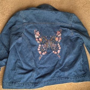 Embroidered Denim Jacket